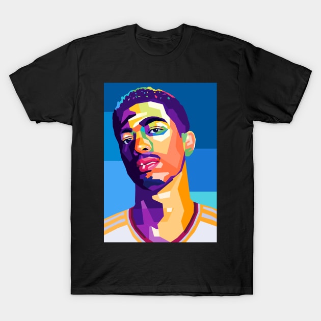 Jude Bellingham Wpap Pop Art T-Shirt by Zet Art